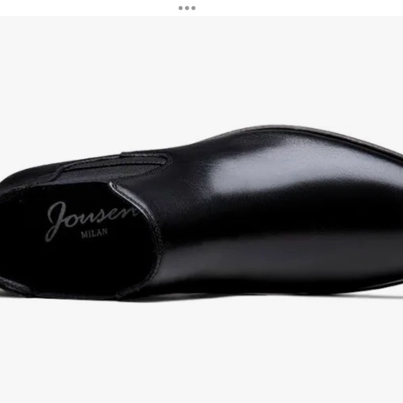 Jousen Milan Mens ankle Boots ,all Leather size mens 8 black Chelsea - Picture 5 of 9